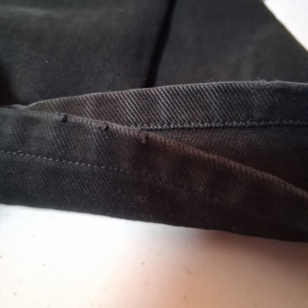 Vintage Lauren Ralph Lauren Jeans Size 10 Black Denim High Waist Mom Hong Kong - Picture 15 of 16
